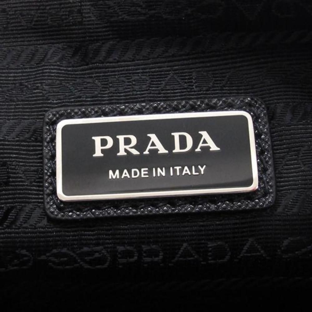 Prada Saffiano Leather Black Shoulder Bag - Picture 6 of 8